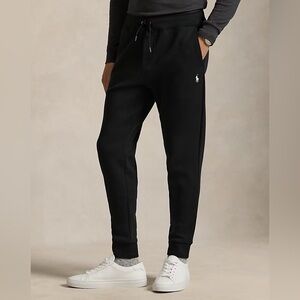 Polo Ralph Lauren Men's Double-Knit Joggers Pants Black Small